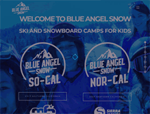 Tablet Screenshot of blueangelsnow.com